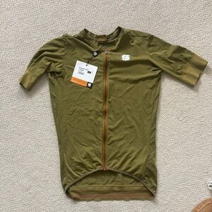 Men's Olive Green Cycling Jersey